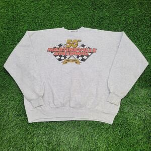 Vintage 1997 Martinsville Speedway Sweatshirt 2XL 26x25 Crop